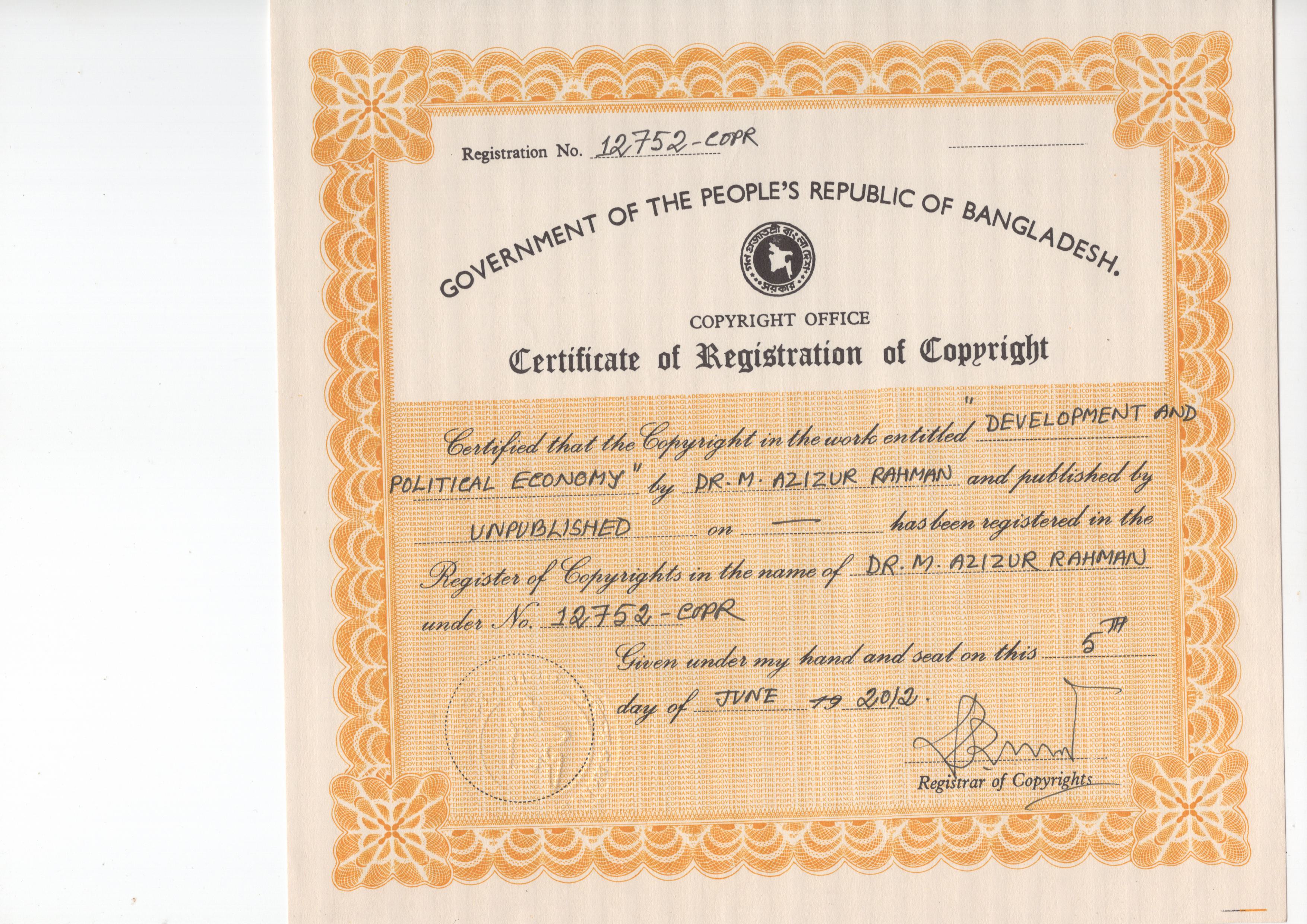 Development and Political Economy